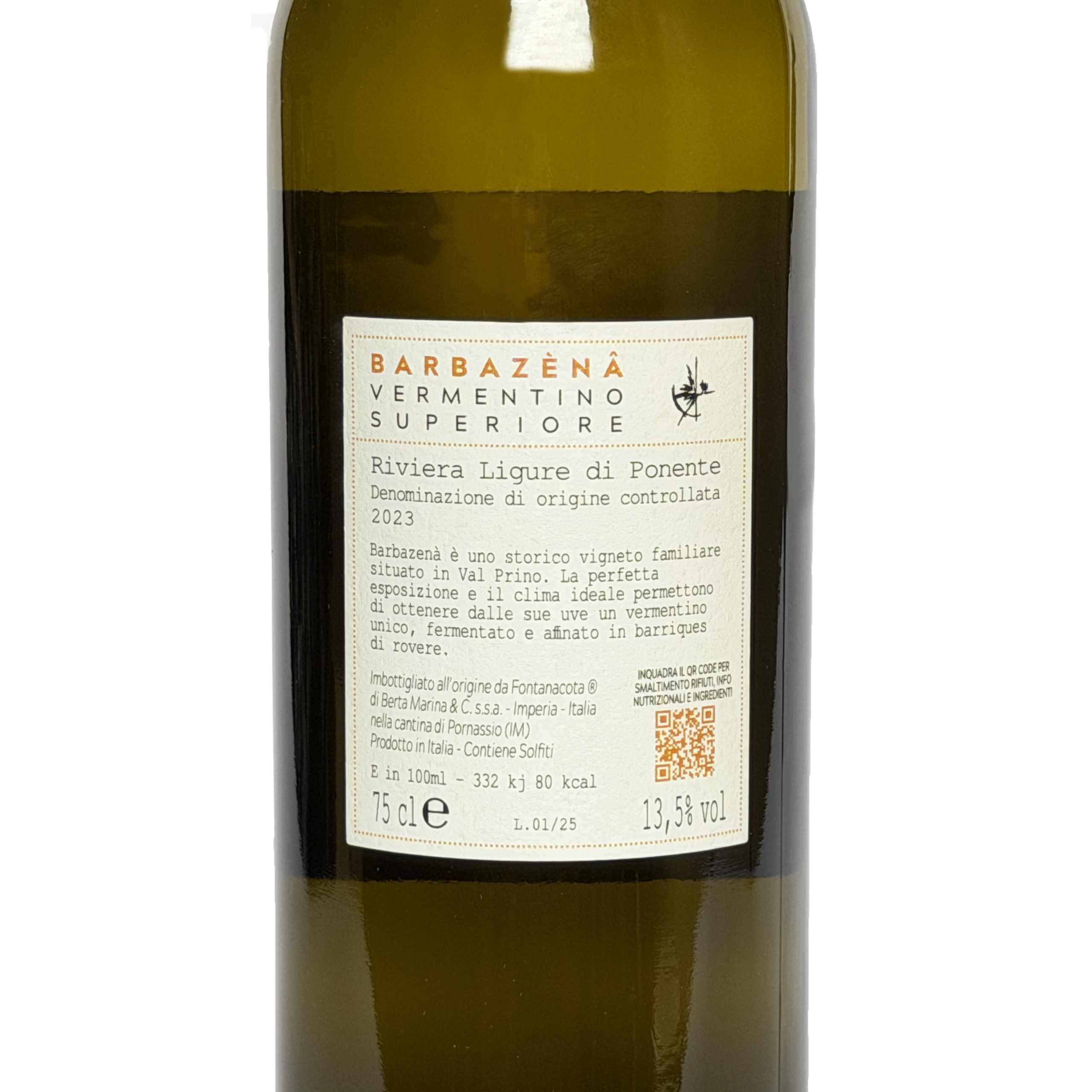 FONTANACOTA – Vermentino Superiore Barbazenà - immagine 2