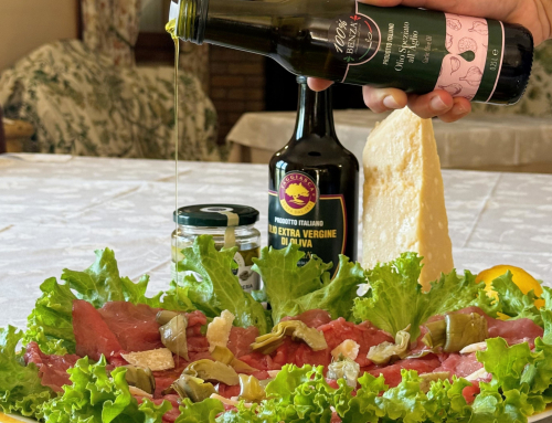 Carpaccio di vitello con carciofi spinosi Orti di Liguria