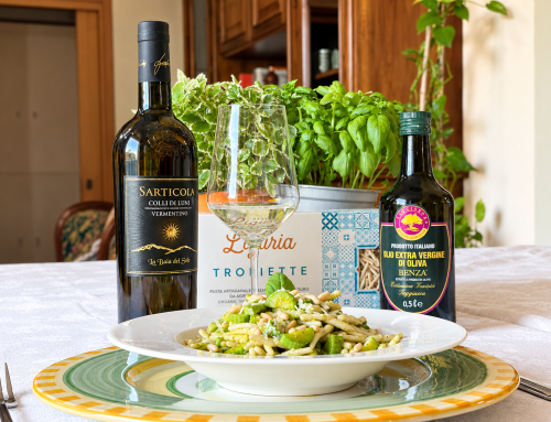 Trofie al pesto e zucchine trombette: la ricetta della famiglia Benza